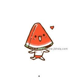 表情包插画吃瓜